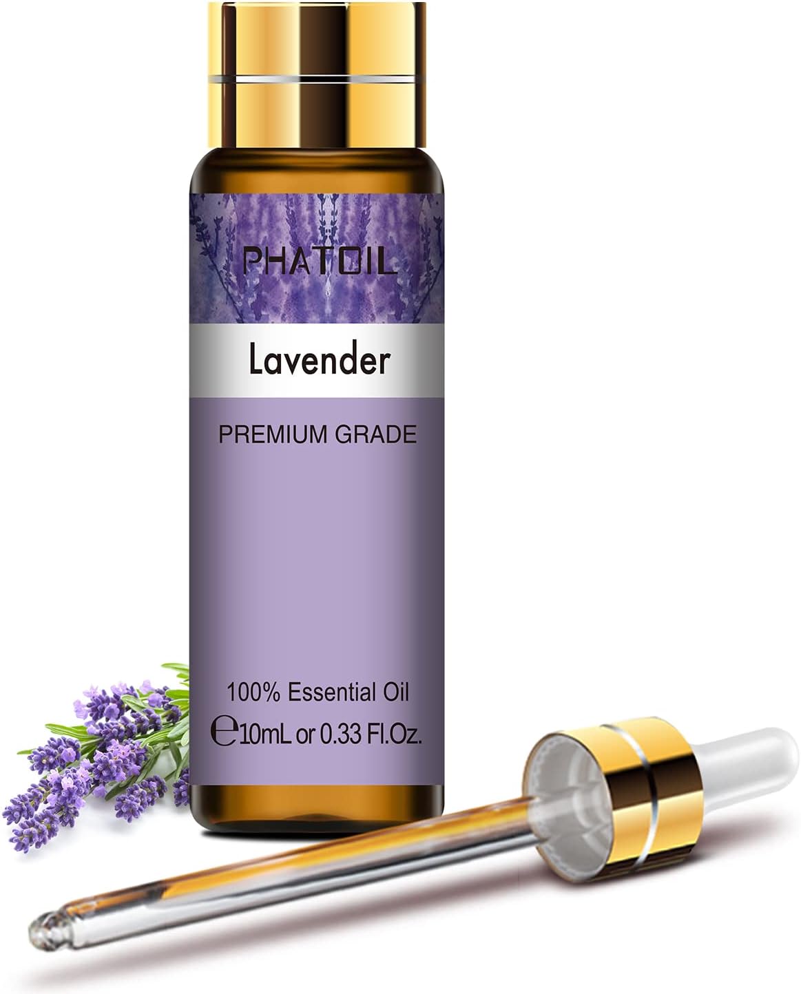 Lavender Essential Oil 10MLPHATOIL, Pure Premium Grade Lavender Essential Oils