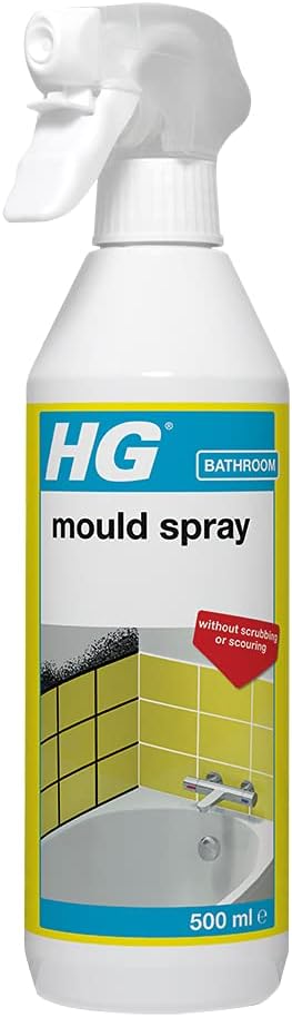 HG Mould Spray, Effective Removes Mouldy Stains rom Walls, Tiles, Silicone Seals