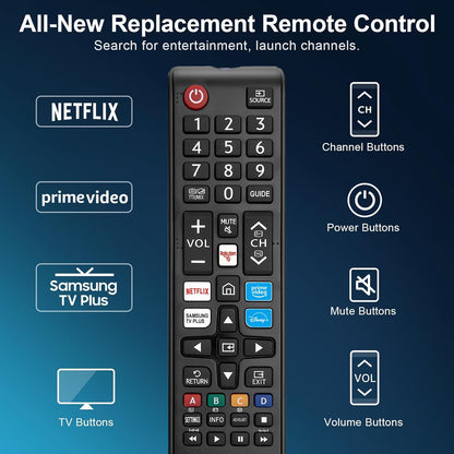 New Universal Samsung Tv Remote Control All LCD LED HDTV 3D Curved Frame Solar TVs