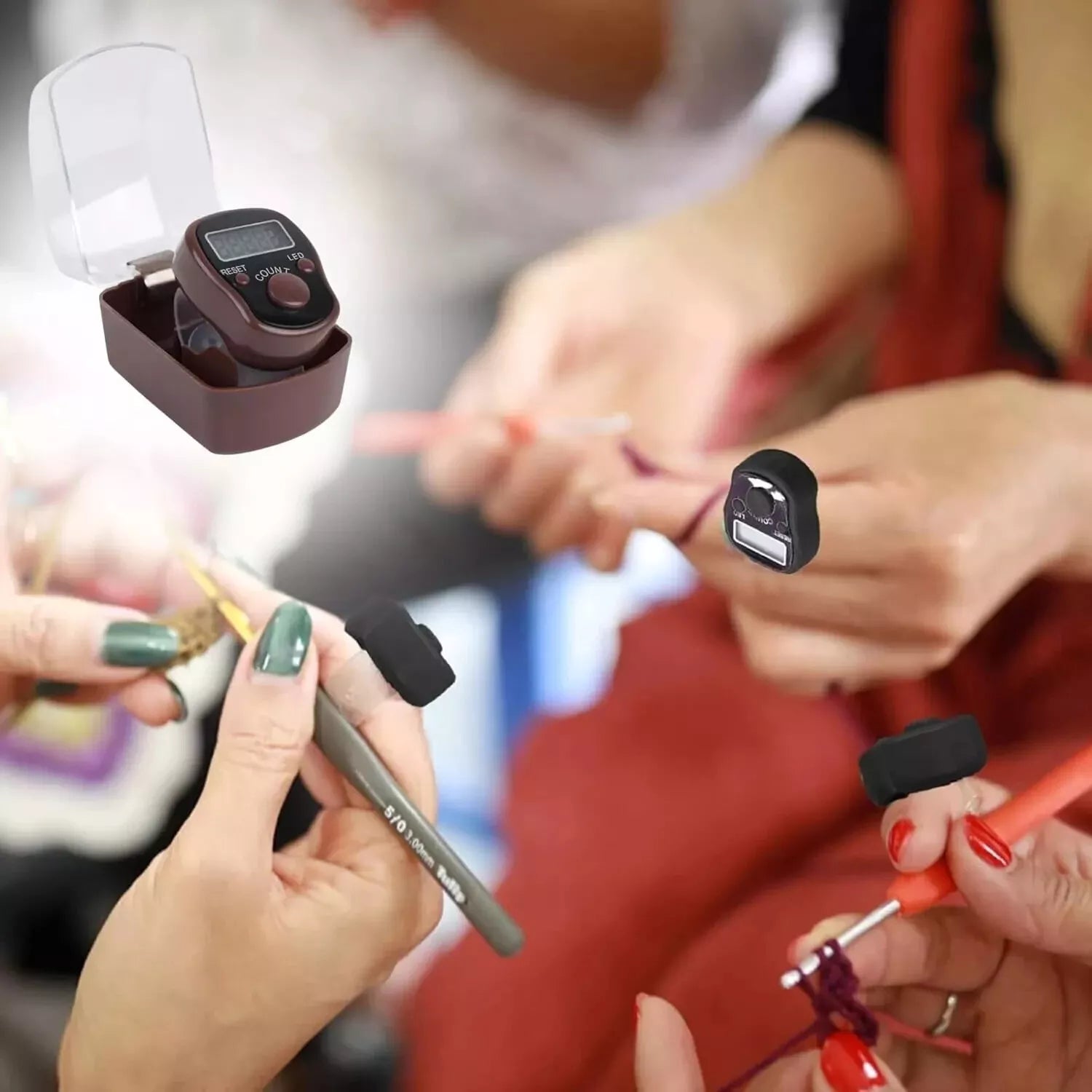 Portable Electronic Digital tasbih, Counter, Finger Small Hand, Ramadan Muslim
