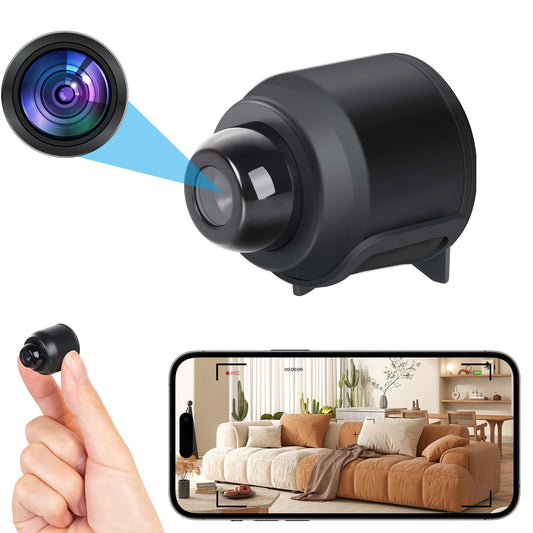 RANBENKY Hidden Camera Full HD 1080P Wireless Hidden Cameras Security Camera Indoor Nanny Cam with Night Vision Motion Detection App Control Mini Camera for Home Security Monitoring X5