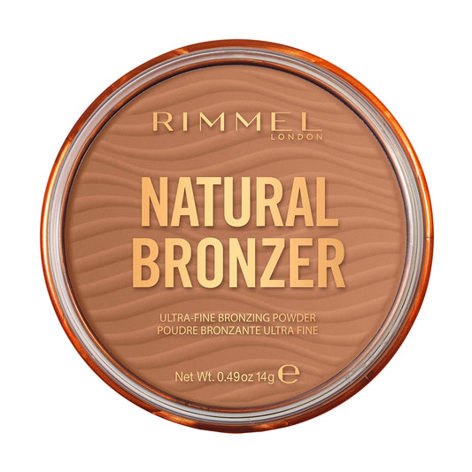RIMMEL LONDON - Natural Bronzer - Silky-Smooth & Ultra-Fine Bronzing Powder - Sunkissed Look, Mimicking Natural Tan