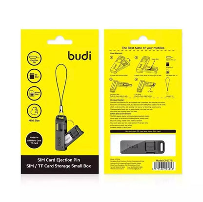 SIM Card Storage Case with Ejector Needle –Compact & Portable Anti-Lost Sim Card