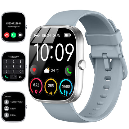 Smart Watch for Men Women Answer/Make Calls, 1.91" Fitness Watch with Heart Rate Sleep Monitor, Step Counter Fitness Tracker, Sports Activity Trackers Waterproof Smartwatches