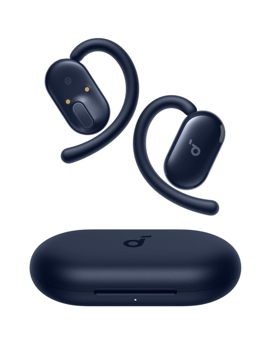 Soundcore V20i by Anker Open-Ear Headphones, Adjustable Ear Hooks, Ultra-Comfort, Snug Fit, Powerful Sound, Clear Calls,Bluetooth