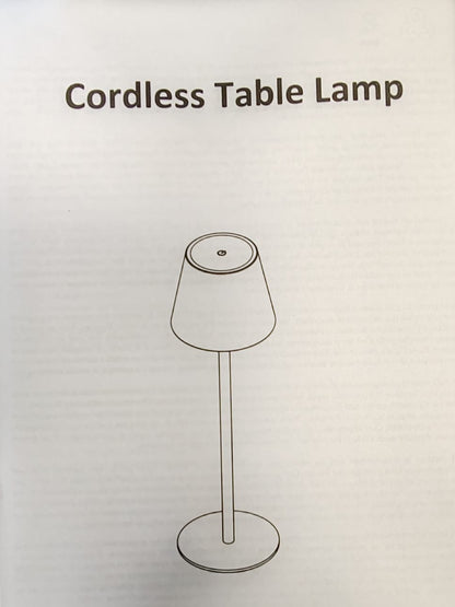 2 Pack Cordless Table Lamp,Portable LED Desk Lamp, Rechargable.