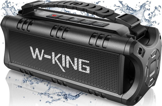 WKING Bluetooth Speaker, 30W Portable Wireless Loud Speakers Waterproof Outdoor Speaker with Punchy Bass,USB Playback -Powerful Speaker for Home, Party, Camping