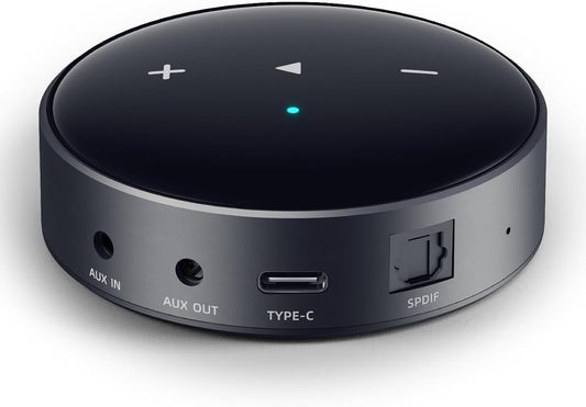 WiiM Mini Streamer Audio AirPlay 2 Receiver HiFi Wireless, Multiroom Stereo,Vorverstärker, funktioniert Alexa Siri Sprachassistenten, Streaming Audio Spotify