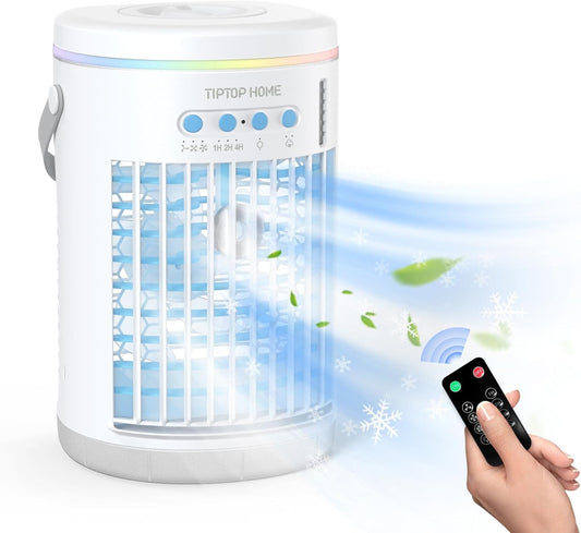 Portable Air Conditioner, 5 in 1 Air Cooler Mini Air Conditioner Fan