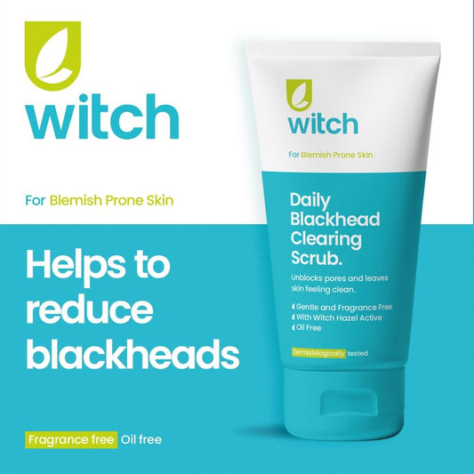 Blackhead Clearing Scrub Witch Daily Unblocks Pores Hazel Active Gentle 150 ML