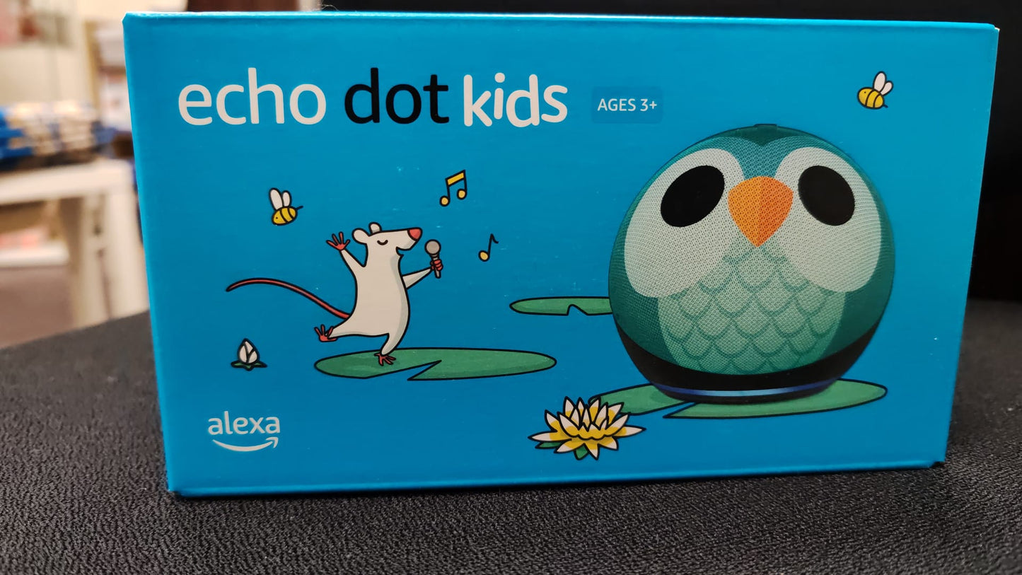Echo Dot Kids (newest gen) | Wi-Fi and Bluetooth smart speaker with Alexa | Owl