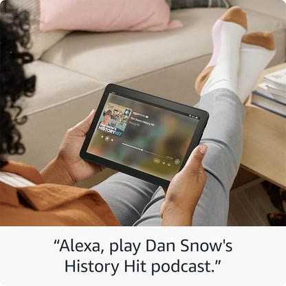 Amazon Fire HD 8 tablet (newest gen), 8" HD Display, 3 GB memory, 32 GB, designed for portable entertainment, Black.