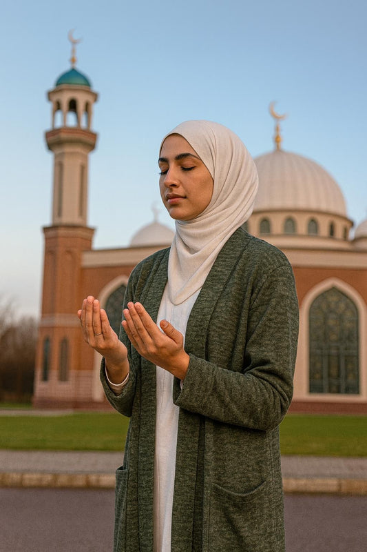 Share Modest Long Knit Cardigan Duster | Open-Front Longline Sweater