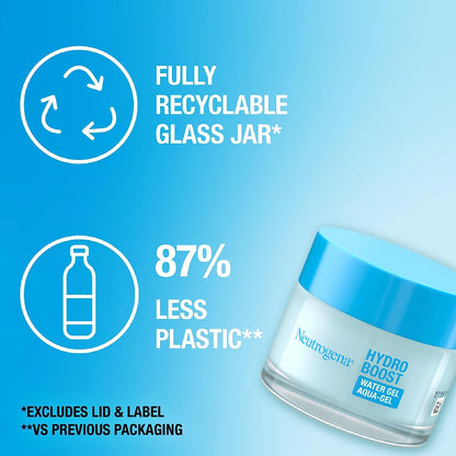 Neutrogena Hydro Boost Water Gel - Hyaluronic Acid + Aloe Liquid Hydrating Moisturiser for Normal to Combination Skin [50ml]