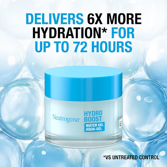 Neutrogena Hydro Boost Water Gel - Hyaluronic Acid + Aloe Liquid Hydrating Moisturiser for Normal to Combination Skin [50ml]