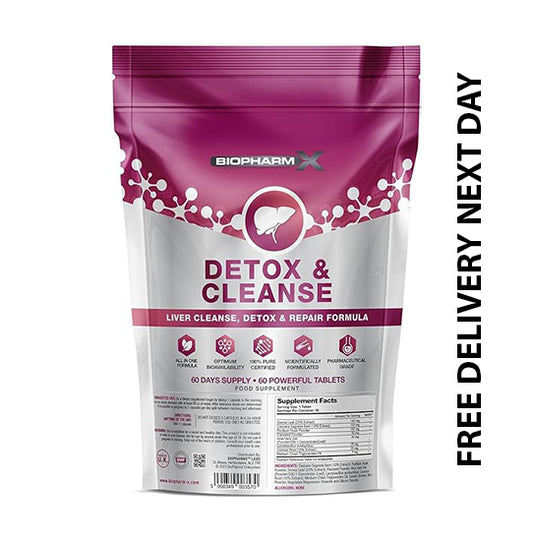 Liver Detox Cleanse & Repair 60 Tablets 100% Herbal & Natural Ingredients UK
