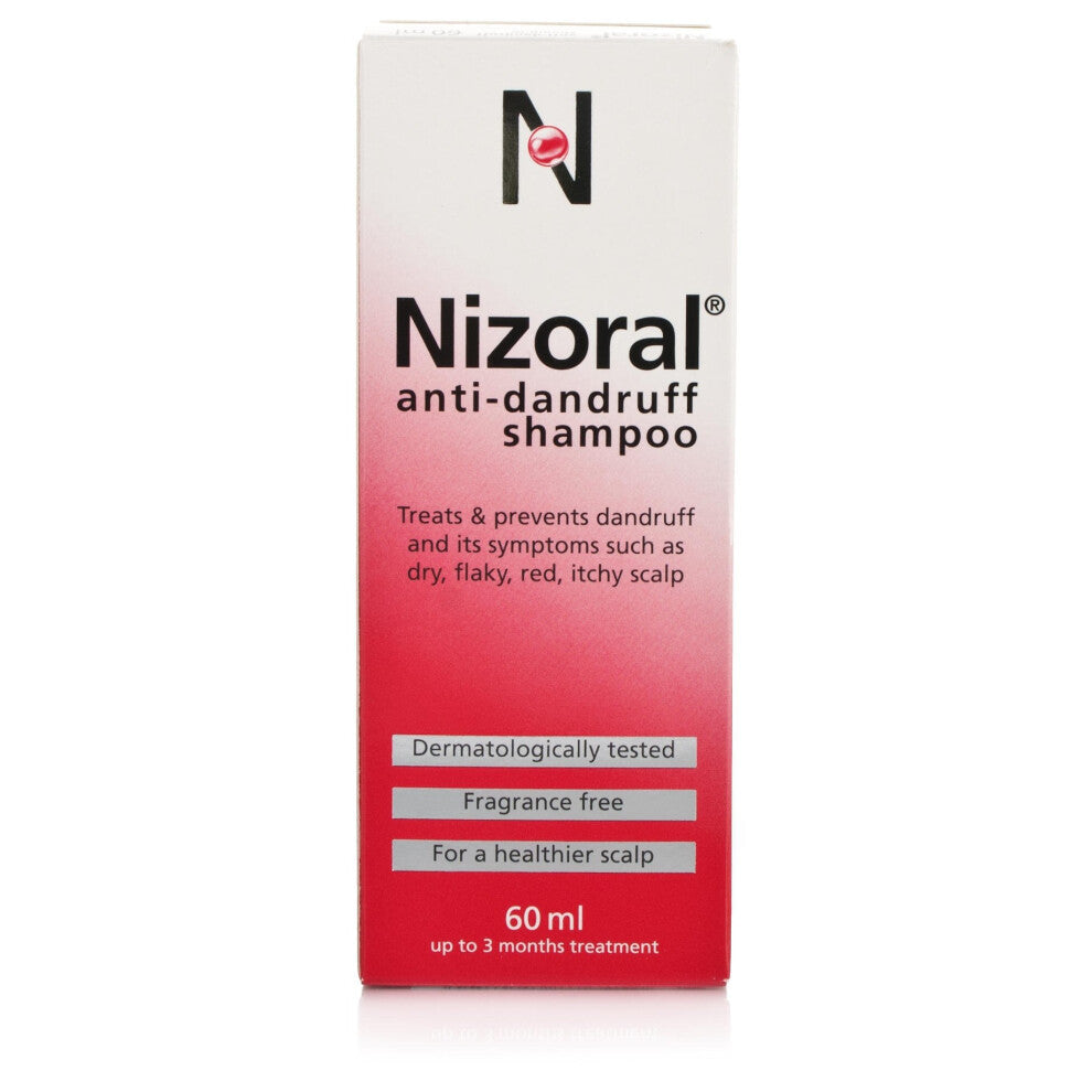 Nizoral Anti-Dandruff Shampoo, Treats and Prevents Dandruff, Contains 60ml