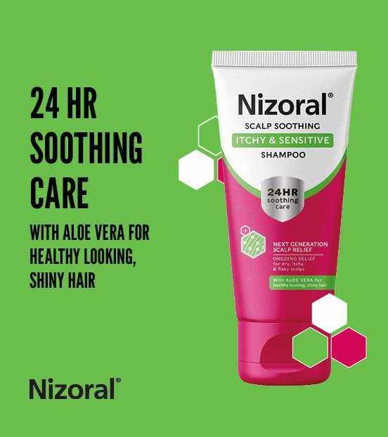 Nizoral Scalp Soothing Itchy & Sensitive Scalp Shampoo 200ml | Immediate Relief