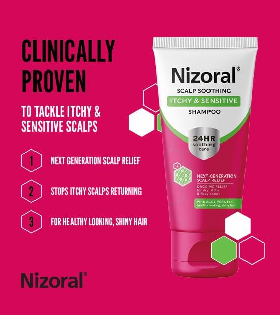 Nizoral Scalp Soothing Itchy & Sensitive Scalp Shampoo 200ml | Immediate Relief