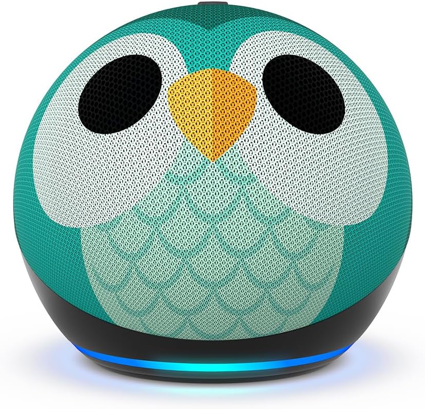 Echo Dot Kids (newest gen) | Wi-Fi and Bluetooth smart speaker with Alexa | Owl