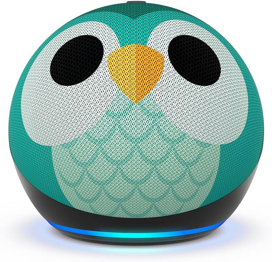 Echo Dot Kids (newest gen) | Wi-Fi and Bluetooth smart speaker with Alexa | Owl