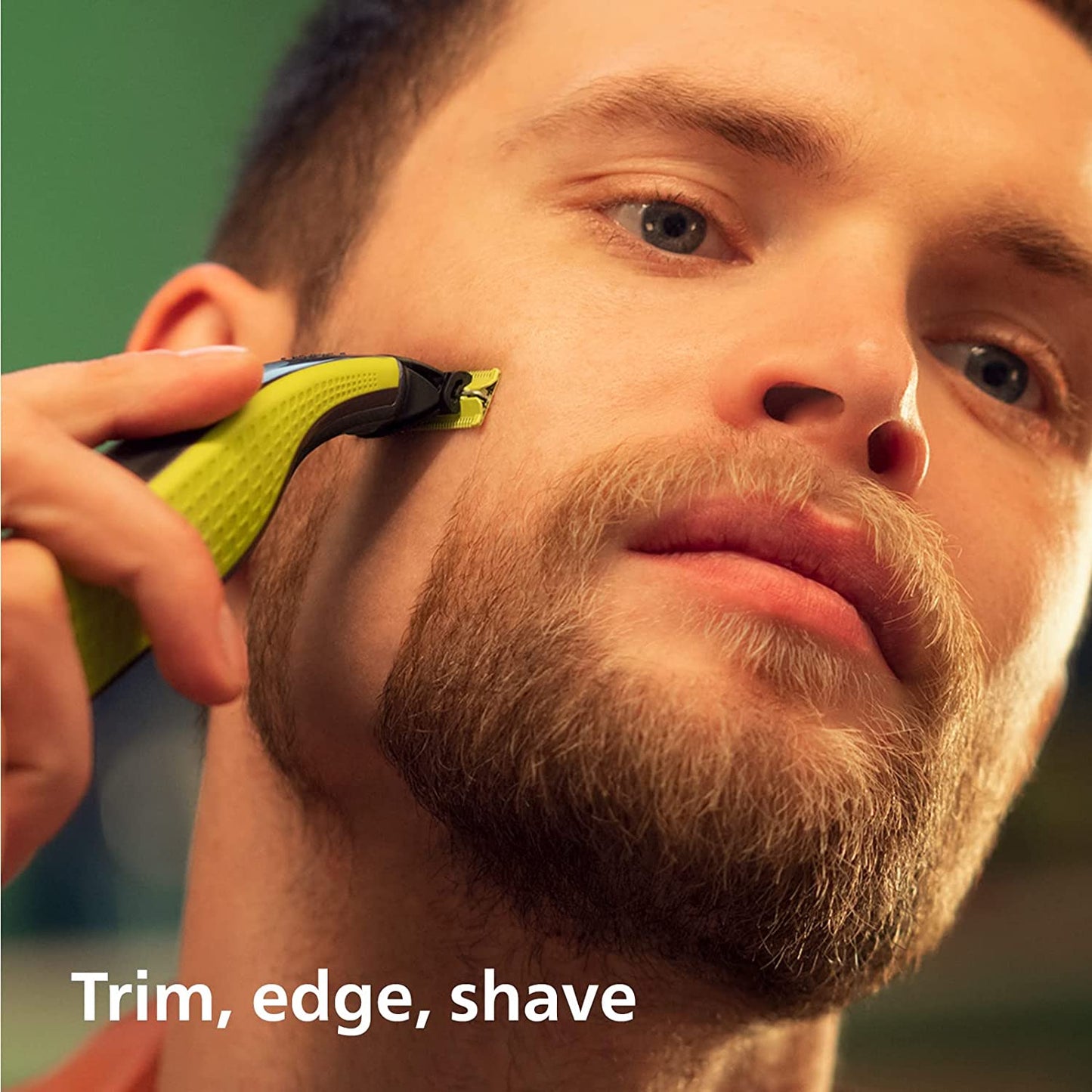 Philips OneBlade - Versatile Hair Grooming Tool for Trimming, Edging, and Shaving Any Hair Length - Original Blade (Model QP2724/30)