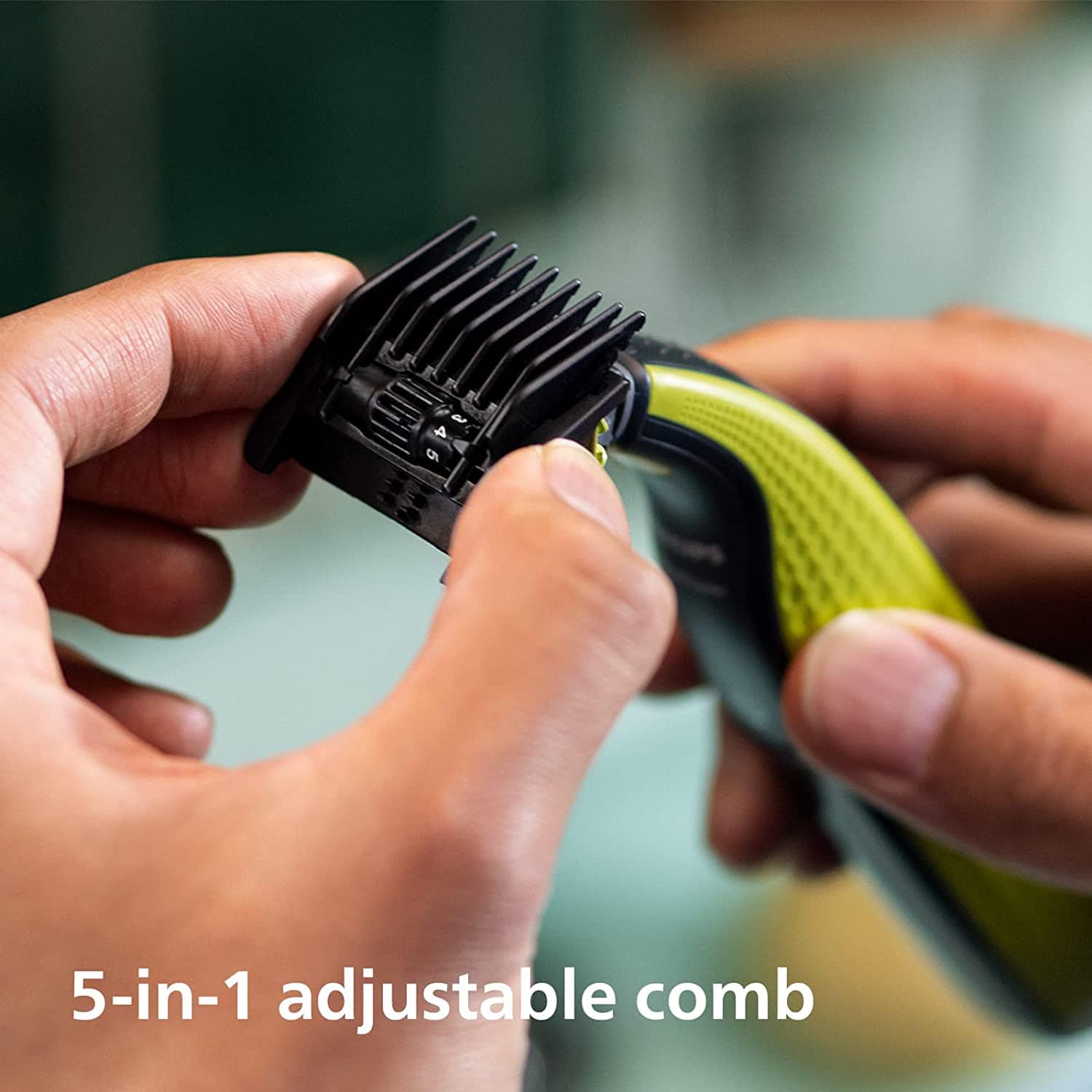 Philips OneBlade - Versatile Hair Grooming Tool for Trimming, Edging, and Shaving Any Hair Length - Original Blade (Model QP2724/30)