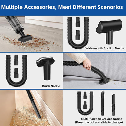 SIMWAL Handheld Car Vacuum Cleaner Cordless