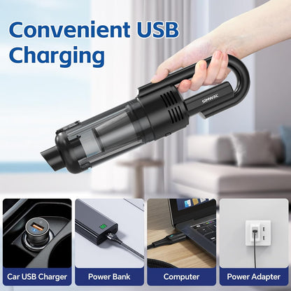 SIMWAL Handheld Car Vacuum Cleaner Cordless